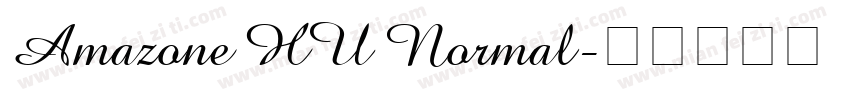 Amazone HU Normal字体转换